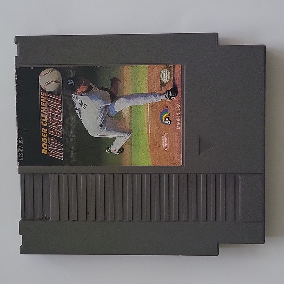 Roger Clemens MVP Baseball Nintendo Cartridge Vintage 1985 Video Game - Picture 10 of 12